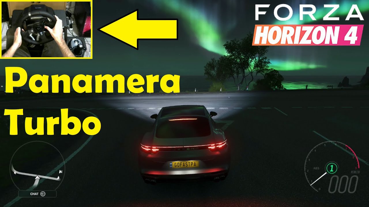 Porsche Panamera Turbo / Forza Horizon 4 (Logitech g920 Steering Wheel) Gameplay