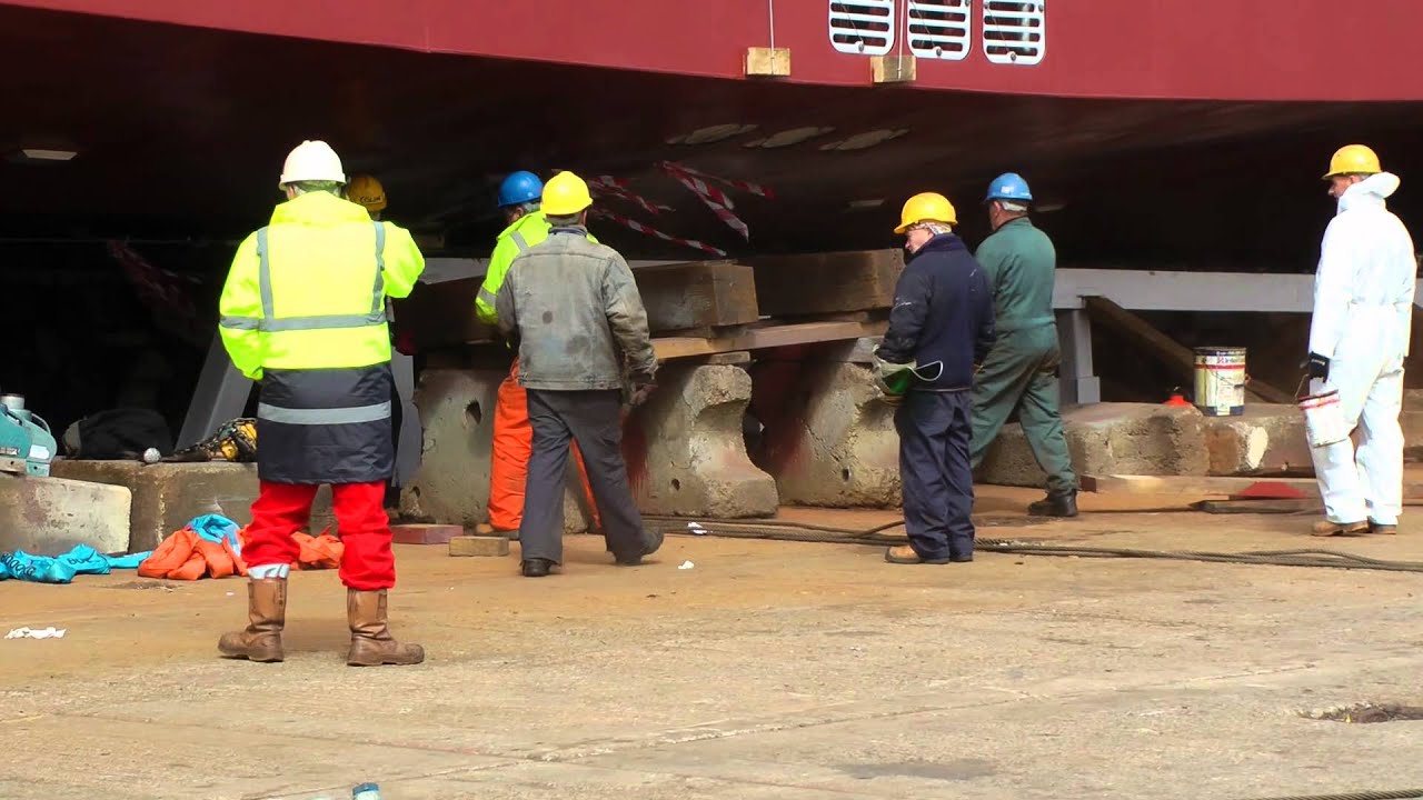 LAUNCH of ferry Lochinvar at Ferguson Shipbuilders, Port Glasgow