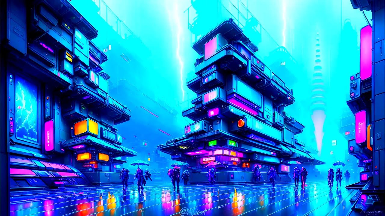 Ai Art Video Abstract Sci-Fi Space Animation Visuals ( No Sound) - Long Motion Loop, Ai Artist
