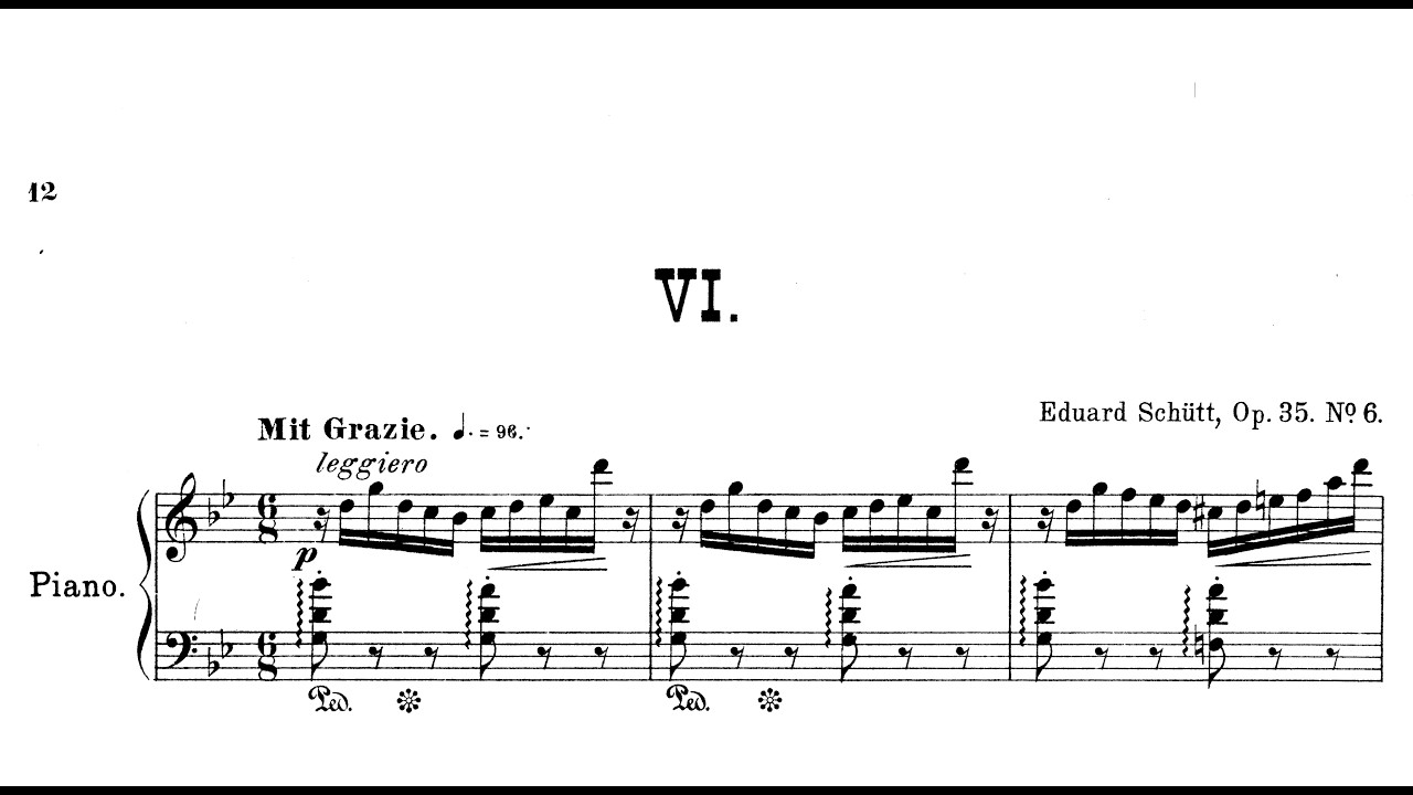 Eduard Schütt | Prelude, Op.35/6