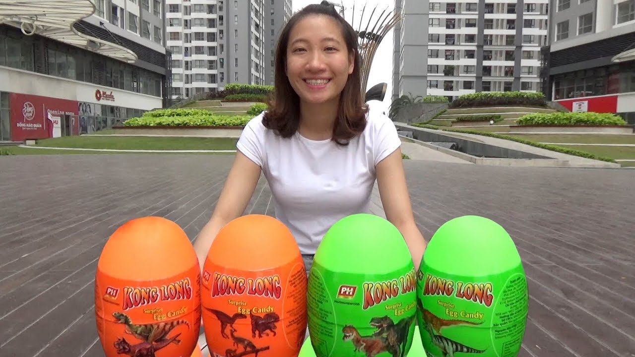 Săn Và Bóc Trứng Khủng Long Với Siêu Nhân – HUNTING DINOSAUR SURPRISE EGG ❤ BIBI TV ❤