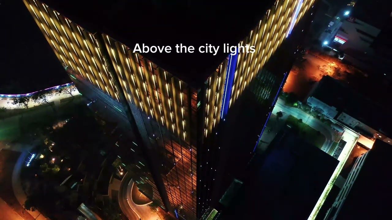 Above the city lights