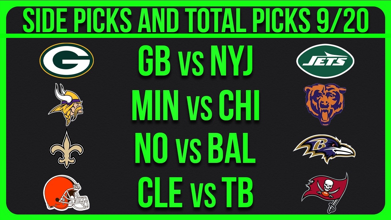 NFL Picks Today 9/20/26 NFL Week 2 Picks and Predictions (1/5)