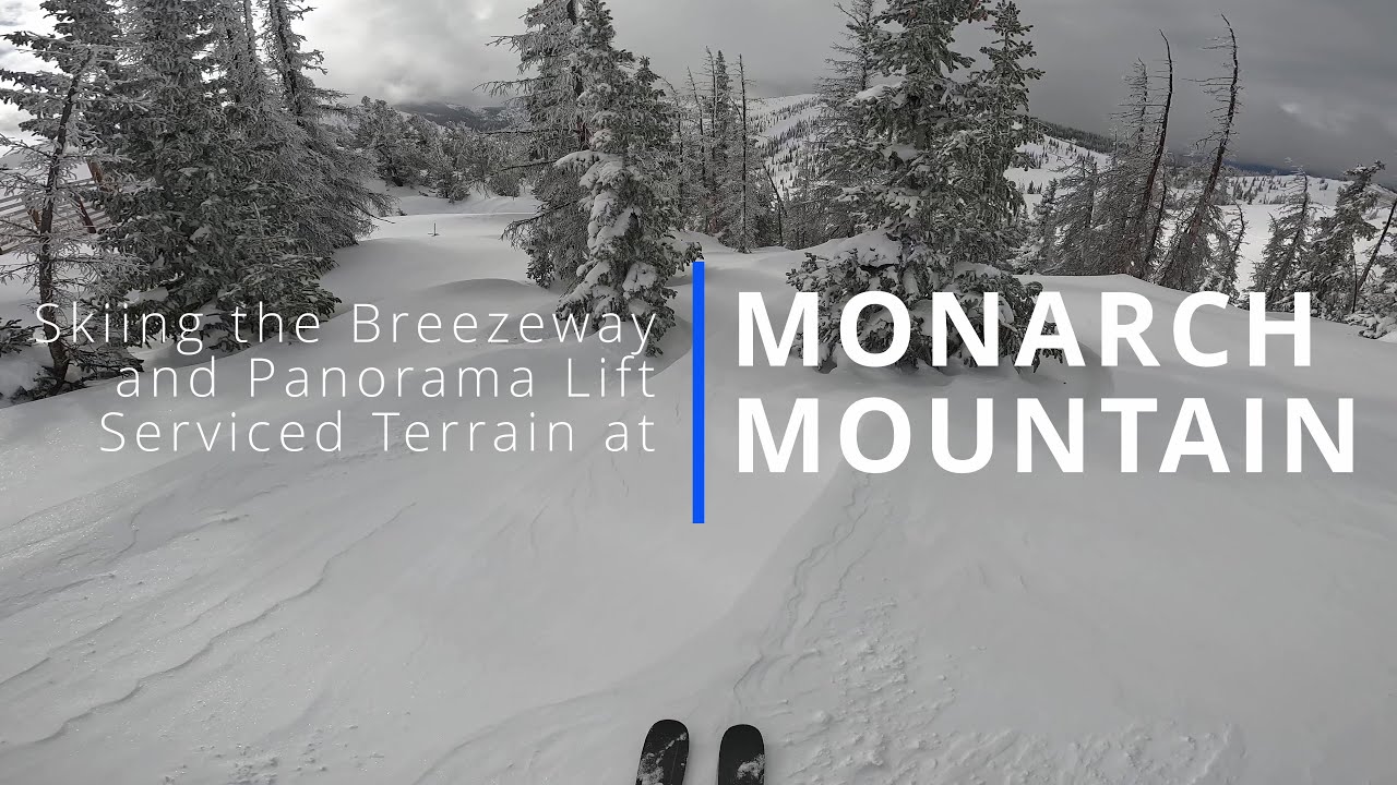 Monarch Mountain - Skiing the Breezeway and Panorama lifts