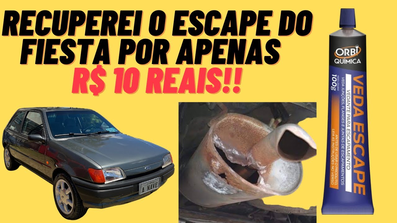 Como consertar furos no escapamento em casa! #gambiarra #manutencao