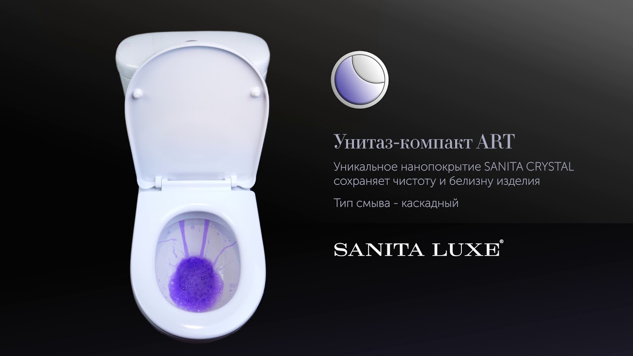 Смыв в унитазах Sanita Lux Art