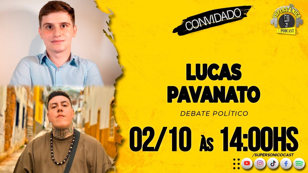 DEBATE POLITICO - JUPI77ER PIMENTEL ( BOYCET@) X LUCAS PAVANATO - SUPERSONICO PODCAST
