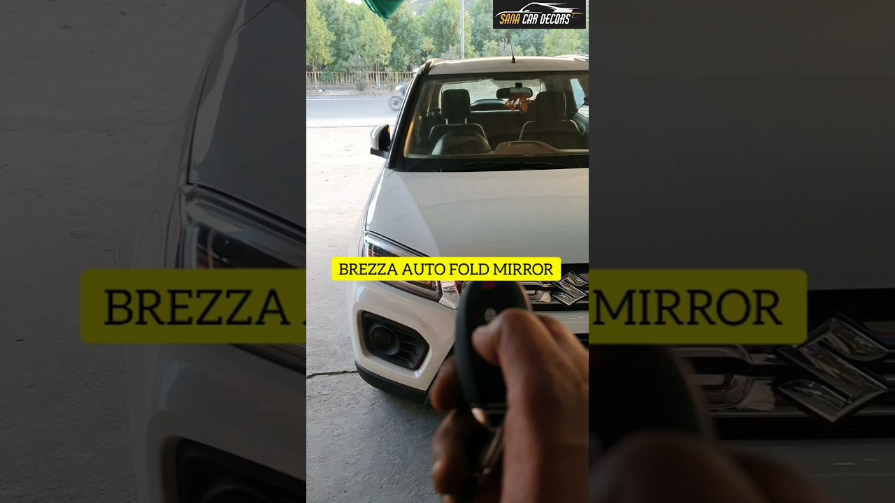 BREZZA АВТОСКЛАДНОЕ ЗЕРКАЛО#шорты
