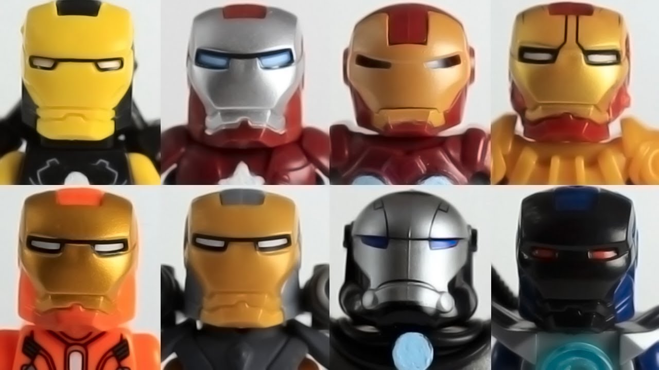 Part 1 Custom Lego Marvel Iron Man minifigure collection