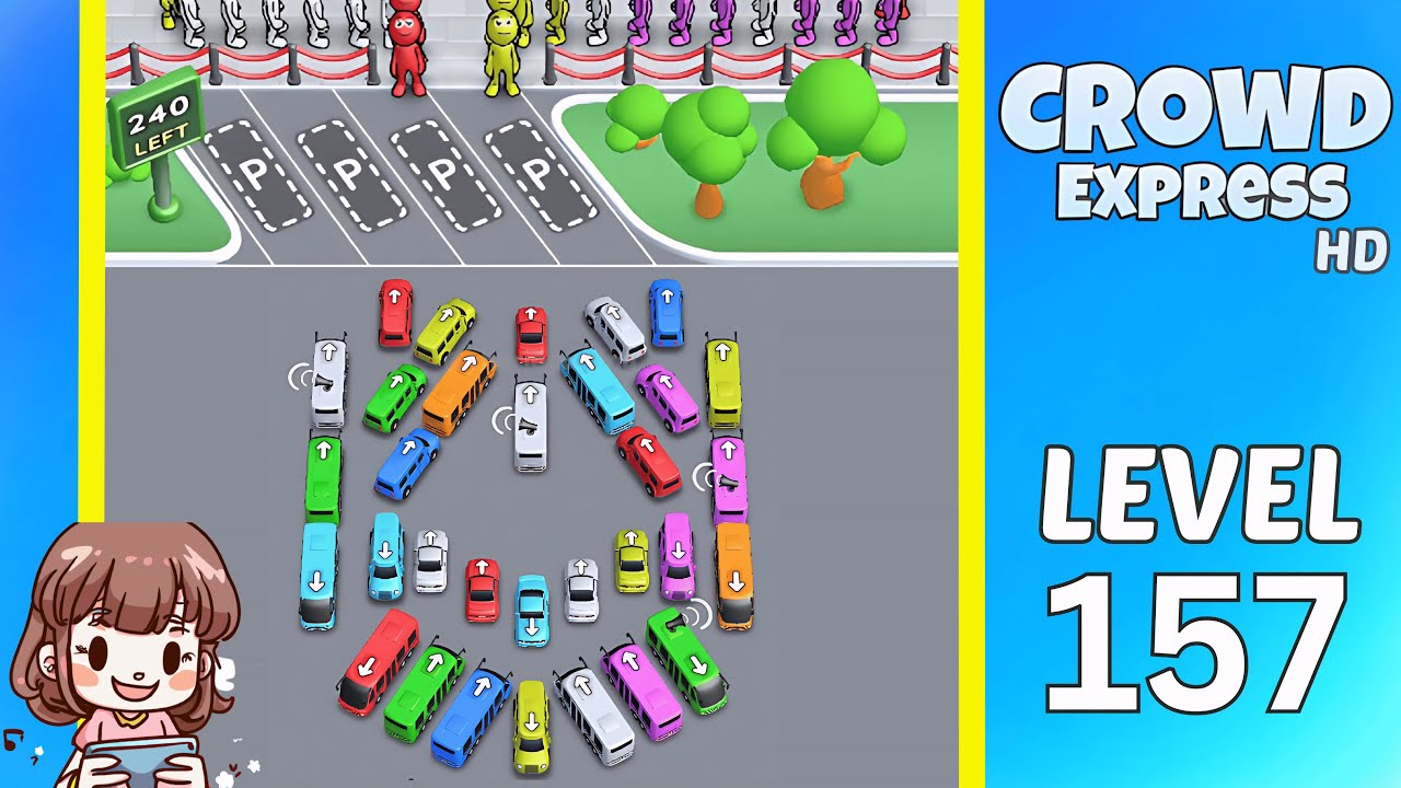 Crowd Express Level 157 Solution Walkthrough