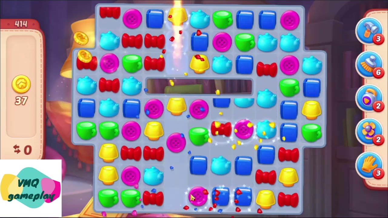 Homescapes level 412 to 416 - VMQ gameplay