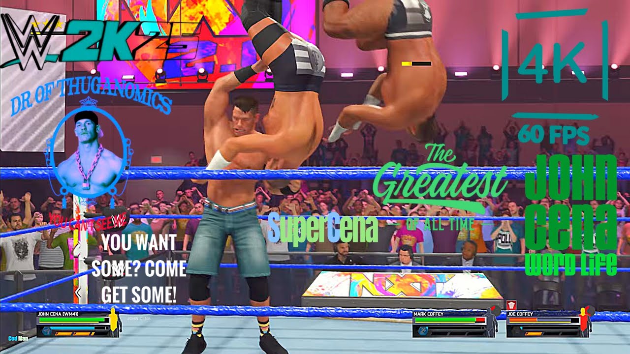 John Cena vs Joe Coffey  |TLC | Wwe 2k25 | 4k60Fps|⭐⭐⭐⭐