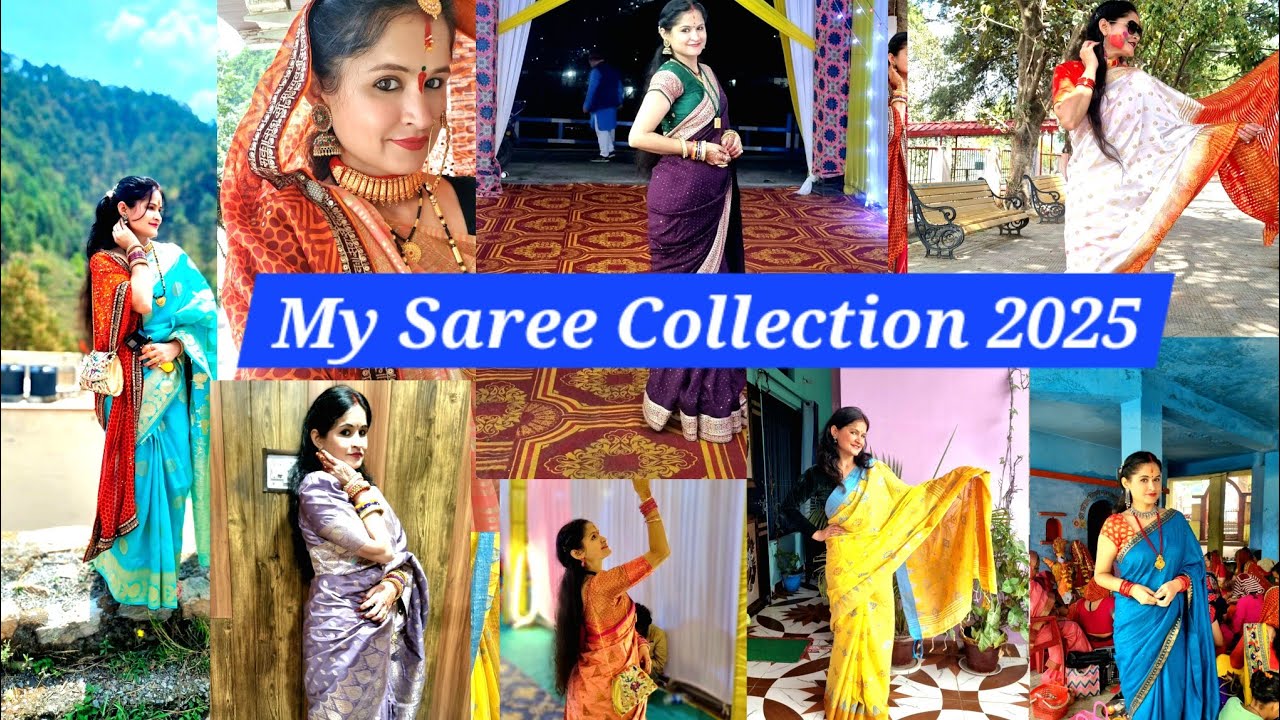 My Saree Collection Vlog 😍 