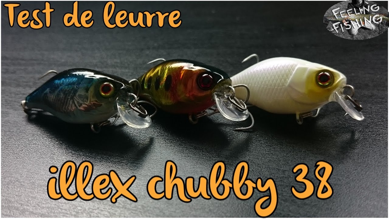 Test de leurre (perche , chevesne) : illex chubby 38