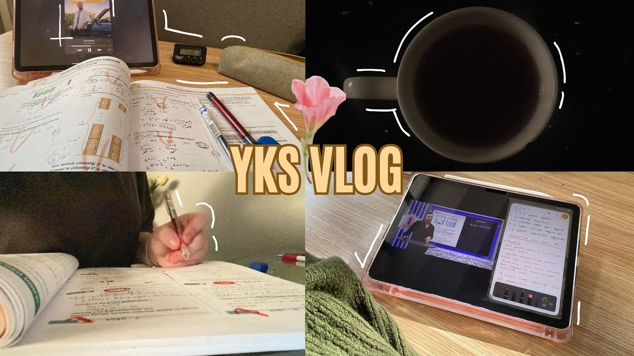 +6 saat: kütüphane, ayt kimya, türev ve tyt…|| yks vlog #yks2026 