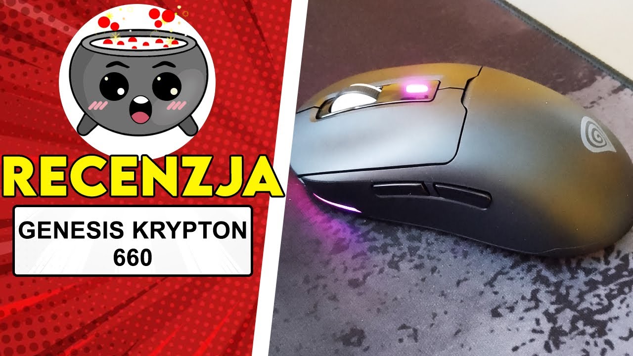 Tania i lekka: Myszka Genesis Krypton 660.