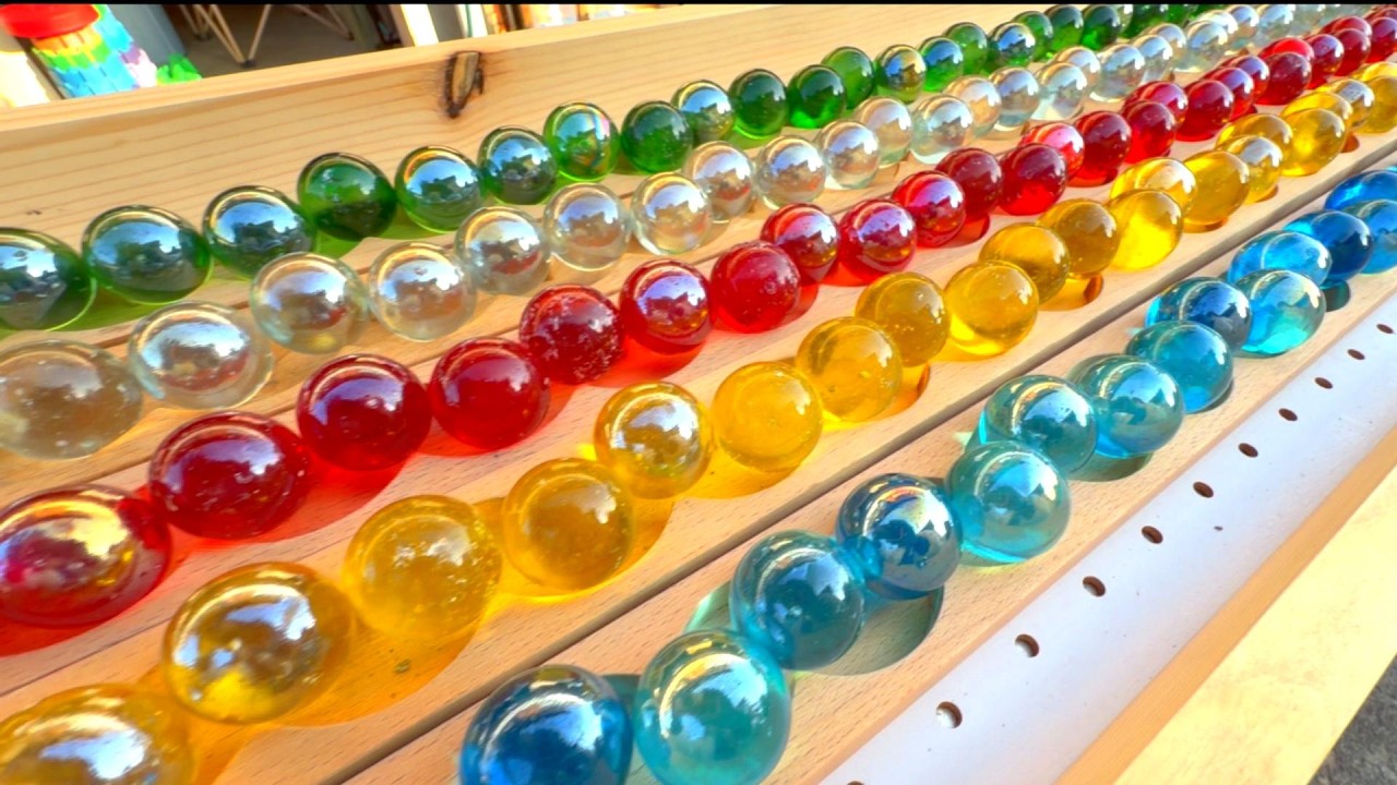 Marble Run ☆ Beautiful marbles bathed in the morning sun ☆