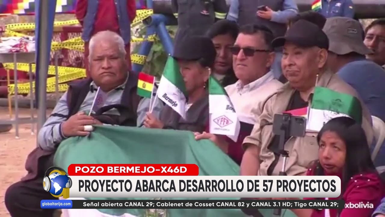 PRESIDENTE ARCE EXPONE DESCUBRIMIENTO DE POZOS GAS&Iacute;FEROS