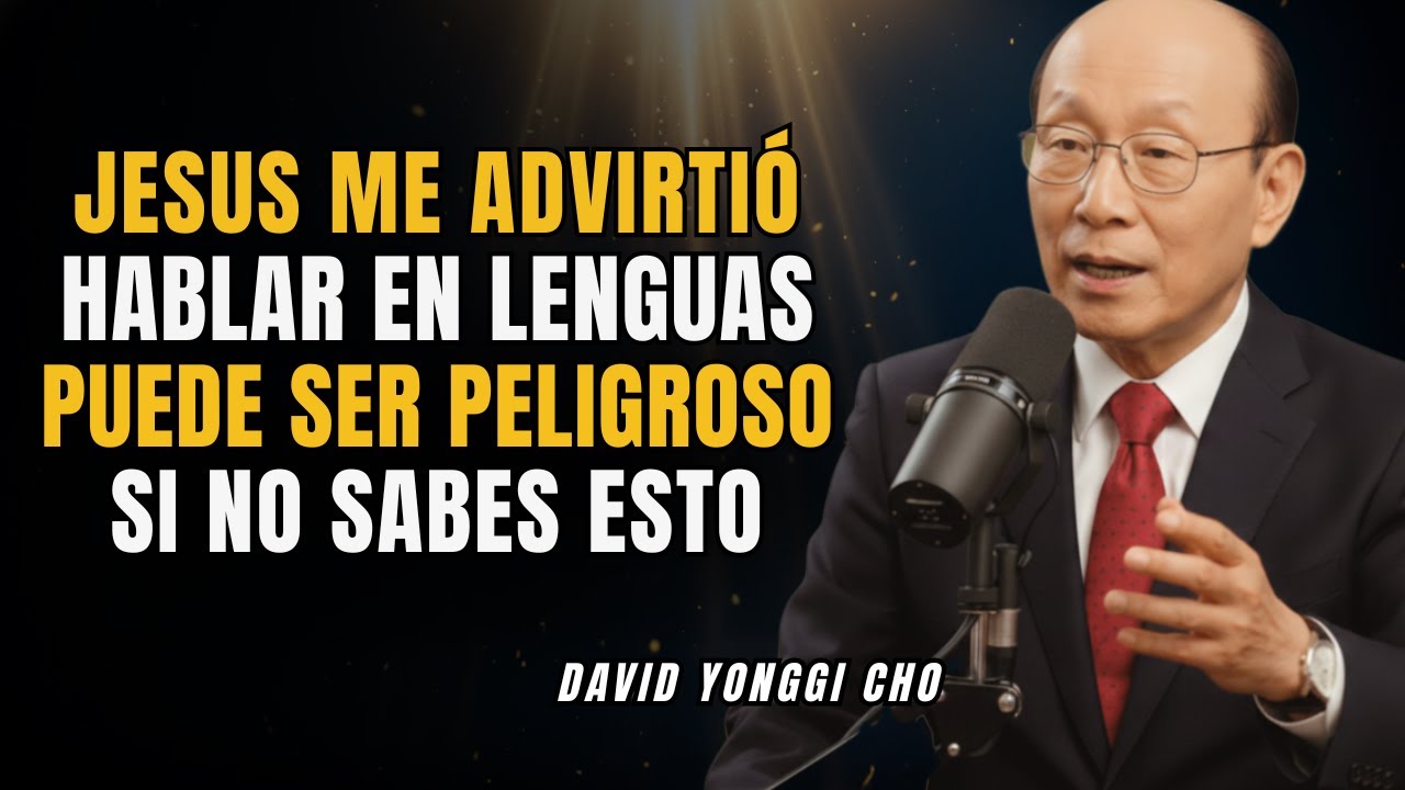 Morí y lo que Jesús reveló sobre hablar en lenguas te va a impactar | David Yonggi Cho