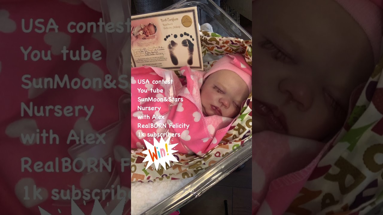 GIVEAWAY Reborn Doll 1k sub! RealBorn Felicity #giveaway #reborndoll #bebenoesreal #munyika #free