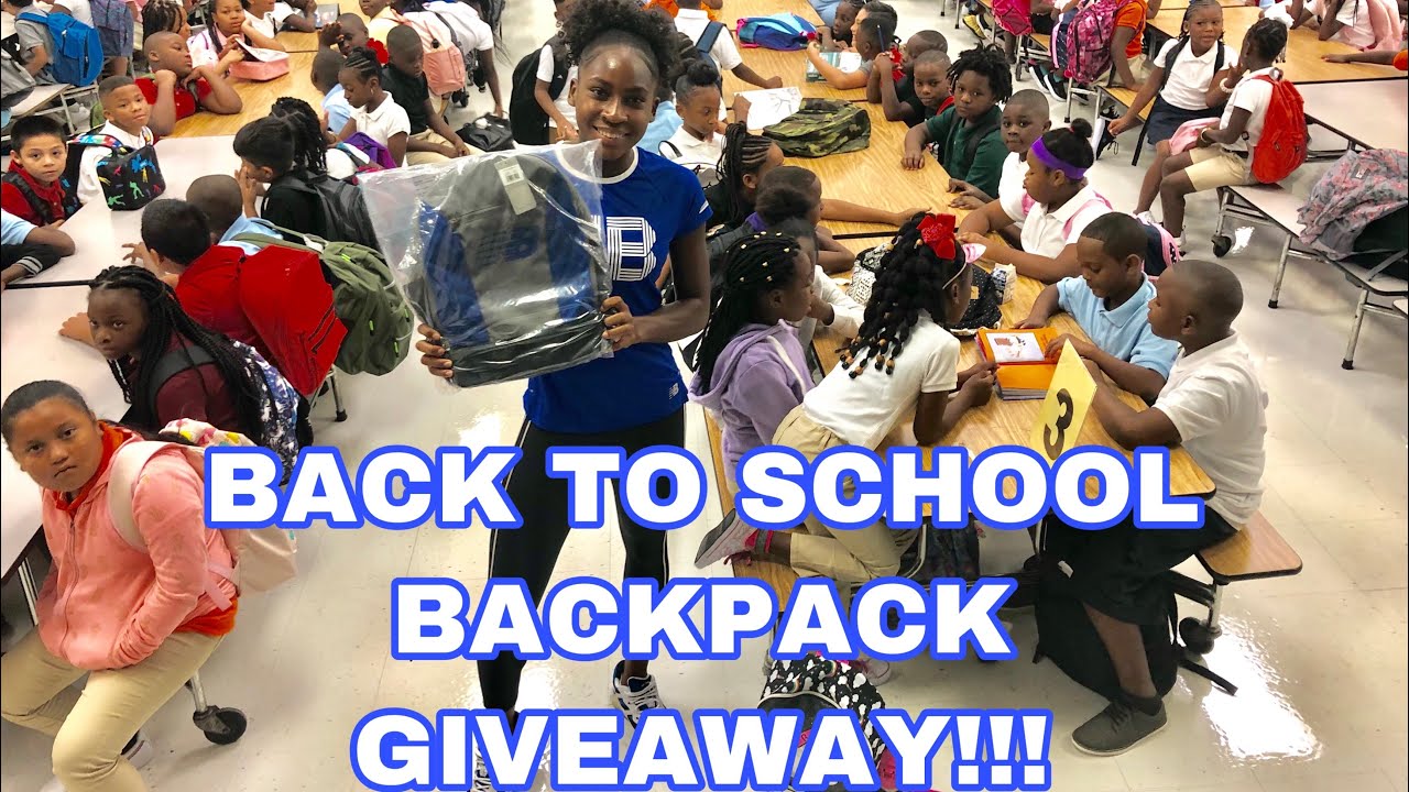 BACK TO SCHOOL BACKPACK GIVEAWAY!!!
