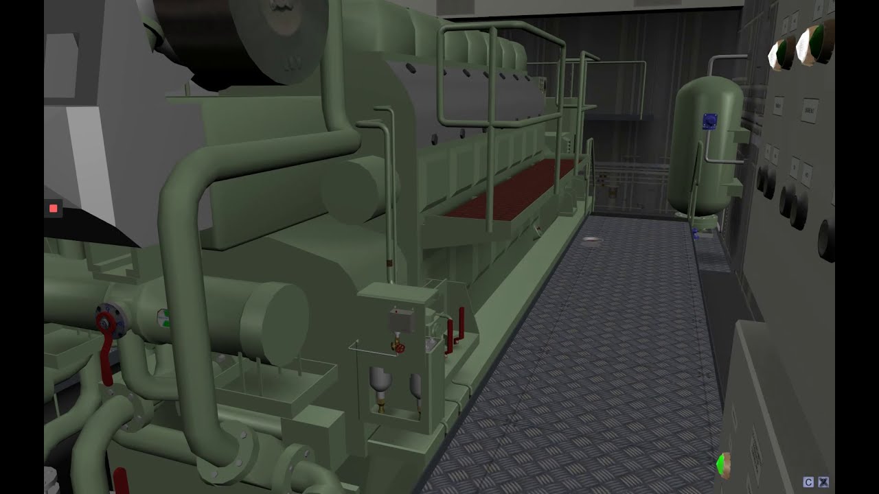 Diesel generator 1 MK-simulator