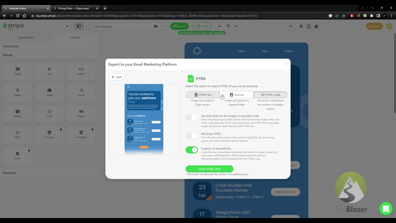 Using Stripo.email to Easily Build Your Email Templates