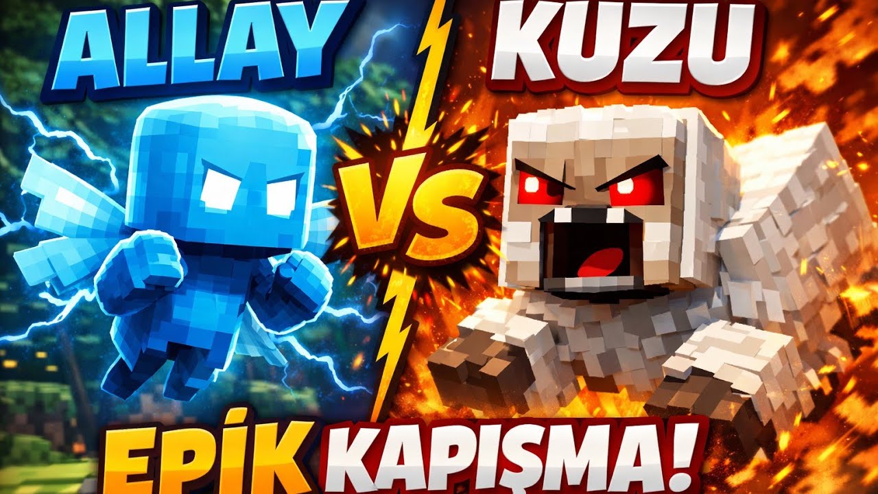 Minecraft karakterleri yarışıyor 