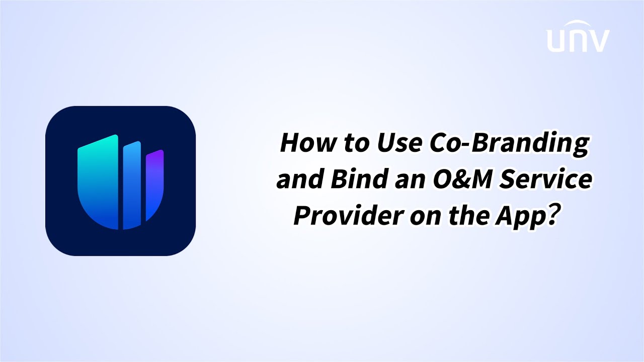 How to Use Co Branding and Bind an O&M Service Provider on the App