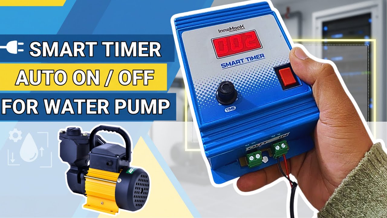 Smart Timer for Water Pump & Home Appliances | Easy Installation | Buy Now : 7014759562