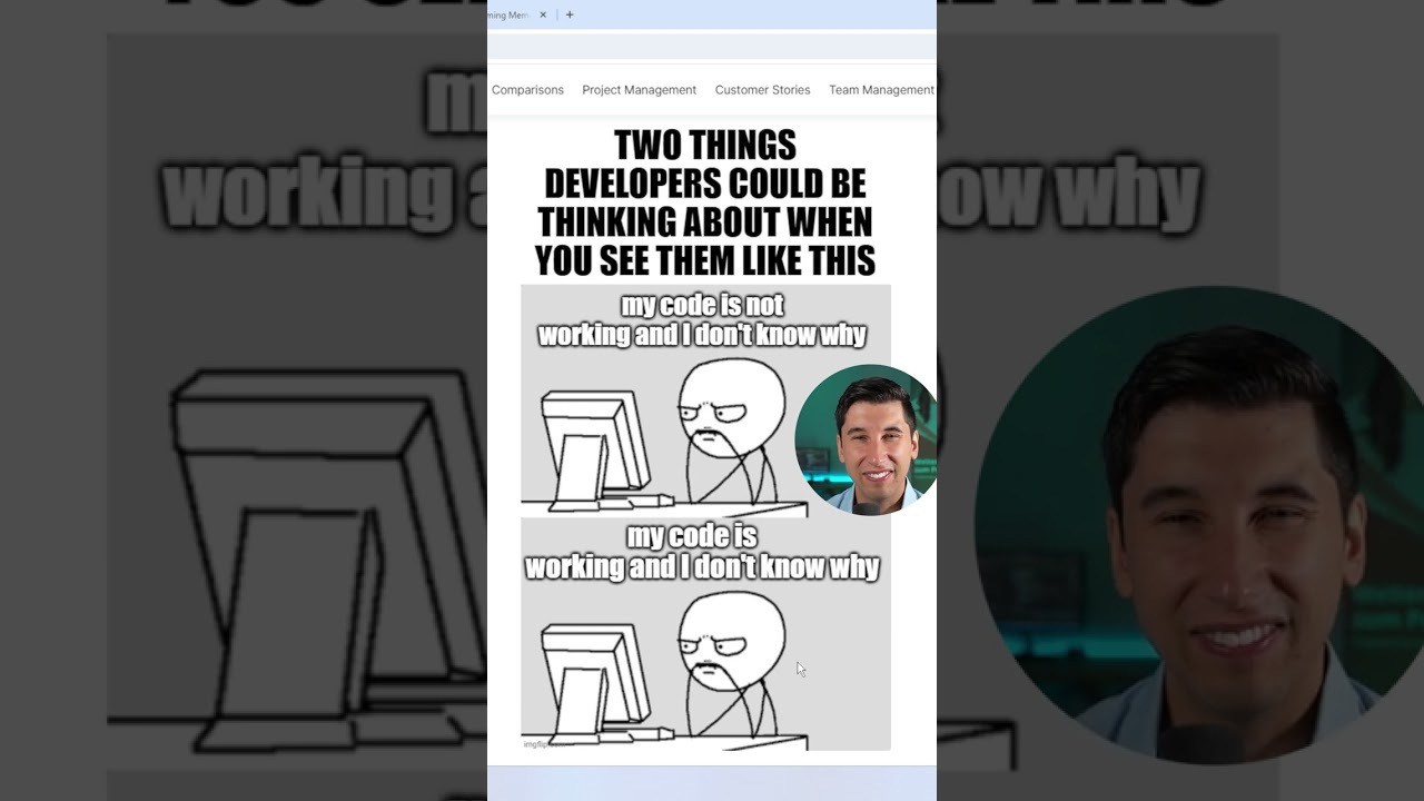 Programmierer reagiert auf Memes Teil 1 #memes #programmierer #lustig