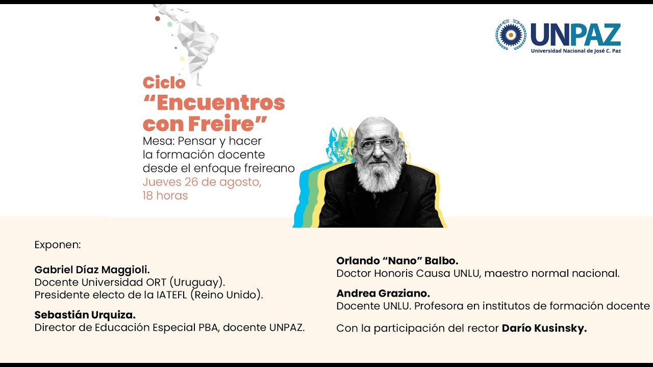 Ciclo “Encuentros con Freire”