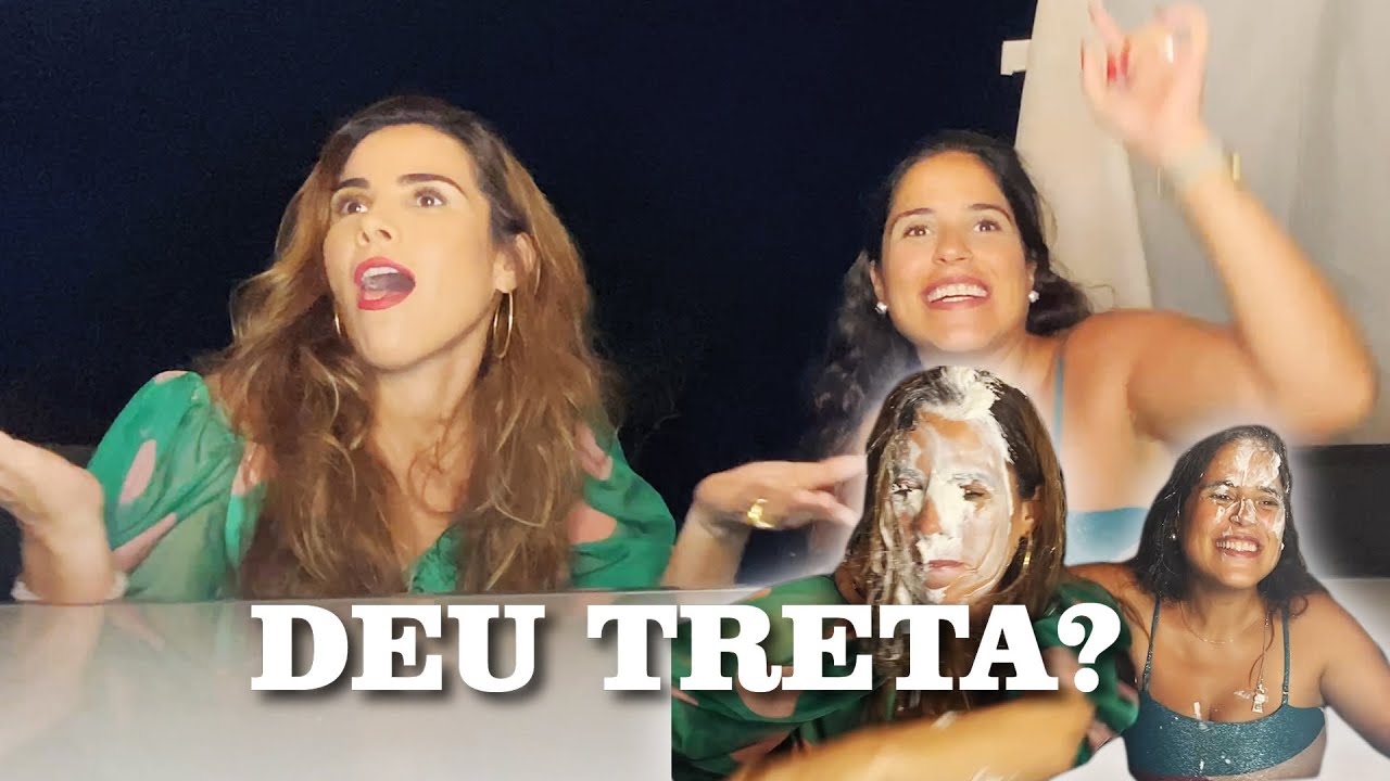 TORTA NA CARA COM WANESSA CAMARGO