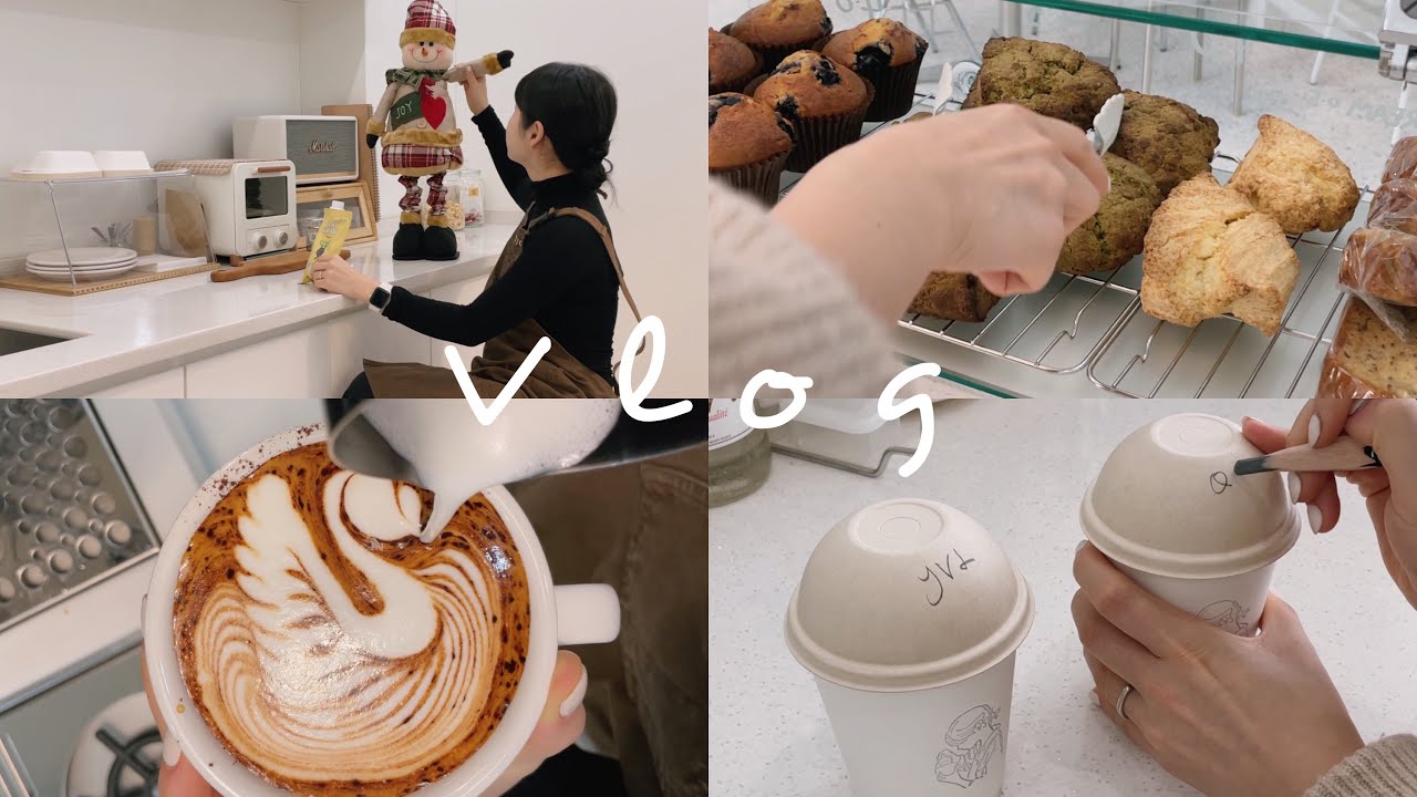 CAFE VLOG 👩🏻 Day in the life with protein shake