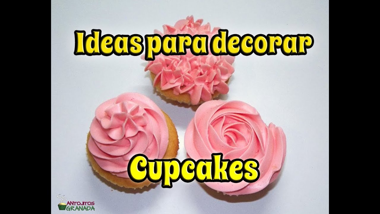 Ideas para decorar cupcakes