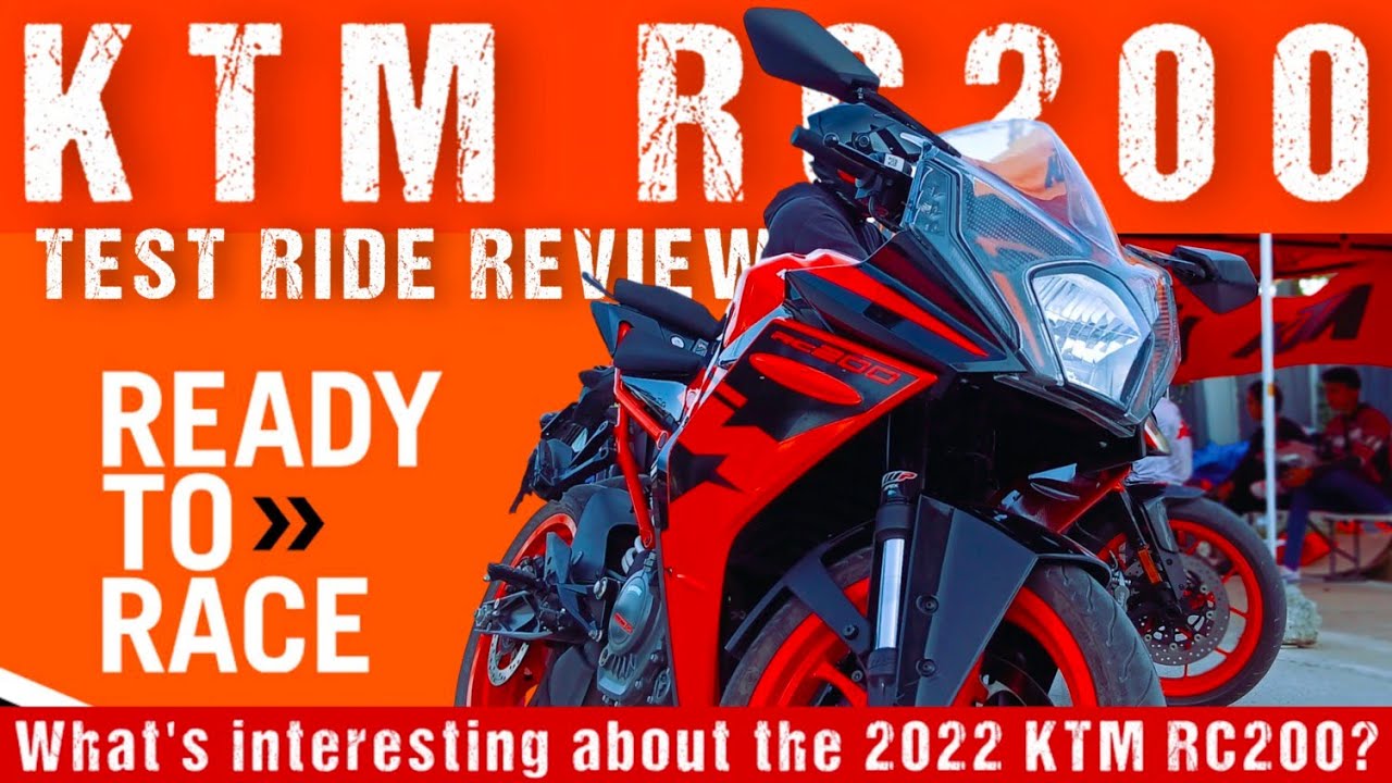 2022 KTM RC200 - REVIEW (Pros/Cons) | KTM Ready to Race!