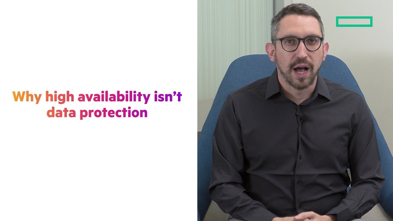 Why high availability isn&rsquo;t data protection
