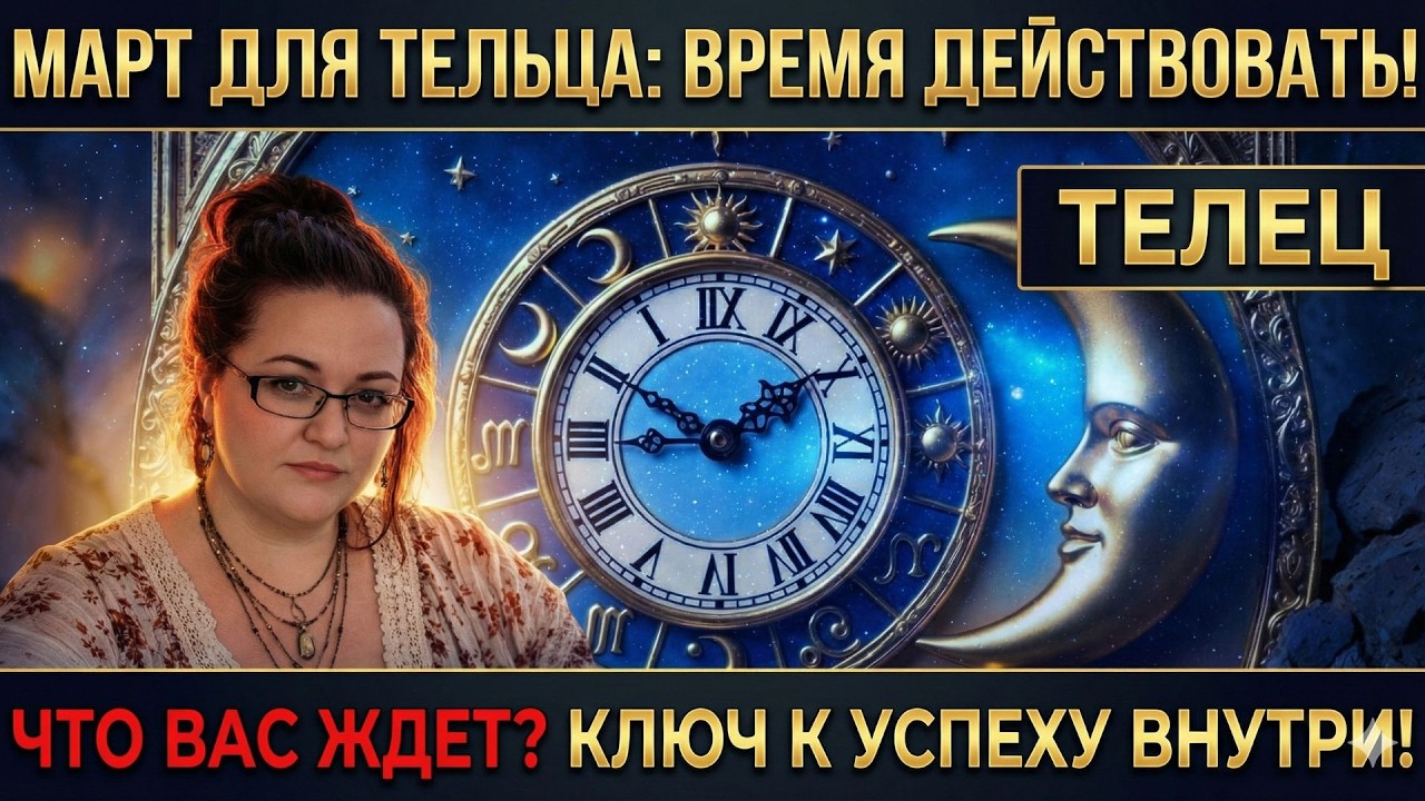 ТЕЛЕЦ ГОРОСКОП МАРТА В конце марта начало вашего звездного часа, а весь месяц до этого — подготовка