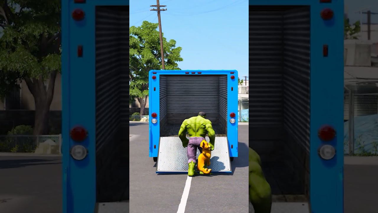 GTA V : Holy Cow Saving Lion Just in Time🐮🤠|#shorts