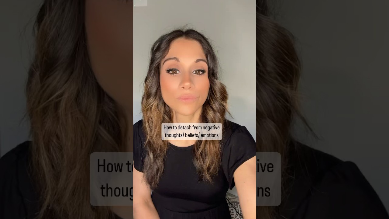 How to detach from negative thoughts, beliefs and emotions | law of assumption