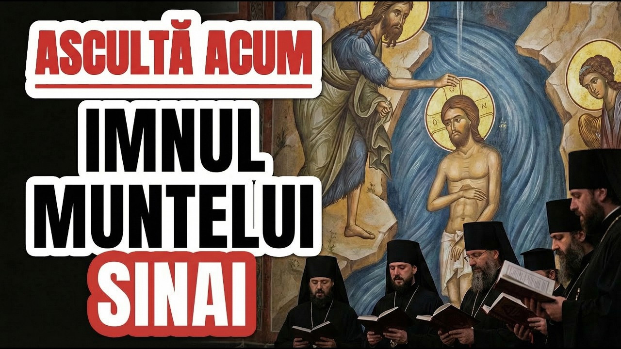 IMNUL Muntele Sinai: 10 Cântări Dumnezeiești de Slavă | Muzică Psaltică pentru Liniște