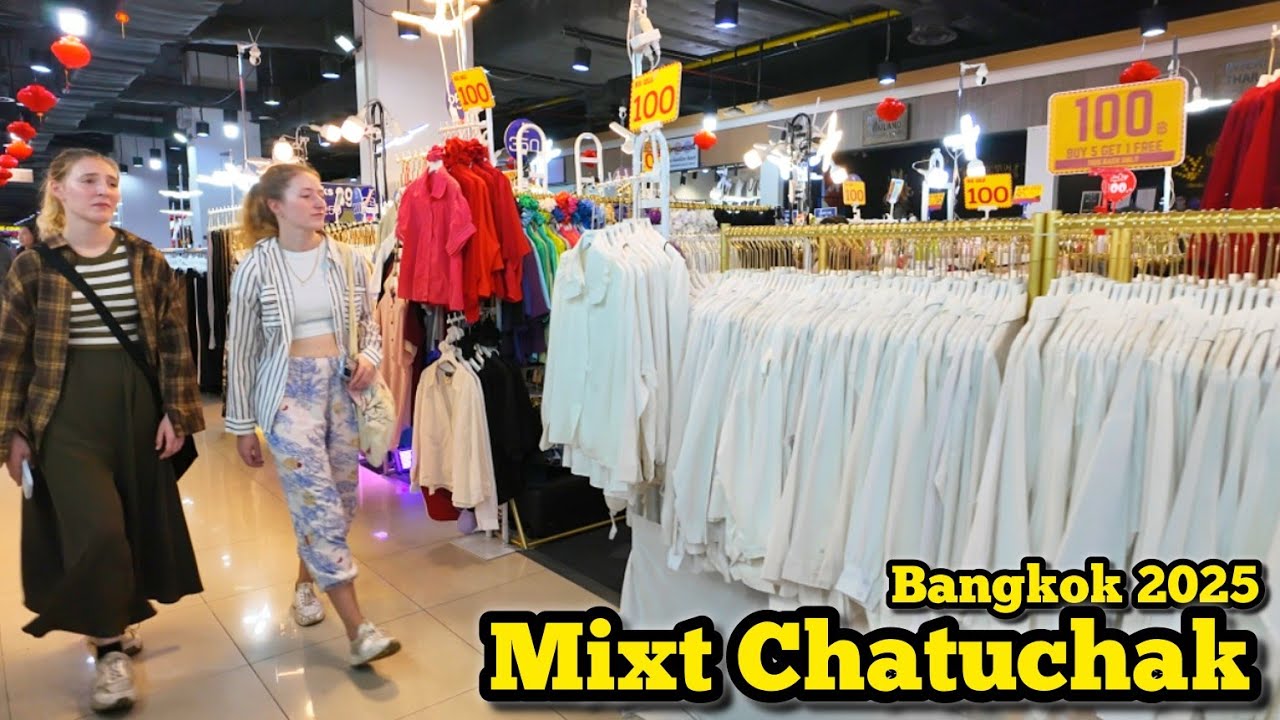 Mixt Chatuchak Nice Shopping Mall in Bangkok adjacent to Chatuchak Market มิกซ์ จตุจักร​​​ 16/01/25