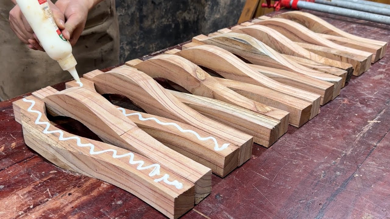 Creative Wooden Furniture Making Idea // Impressive Woodworking Skills of A Young Craftsman