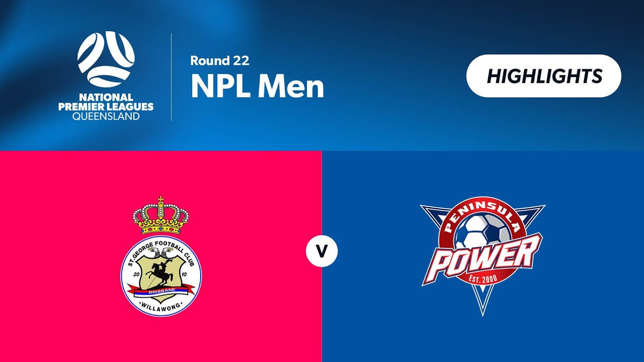NPL Men Round 22 - St George Willawong vs. Peninsula Power Highlights