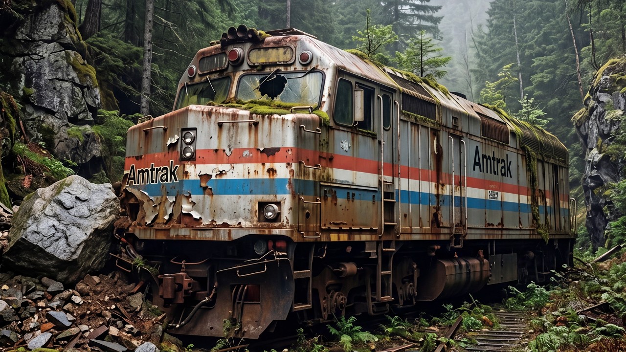 Crashed & Abandoned for 50 Years: The Full Restoration of an Amtrak EMD F40PH