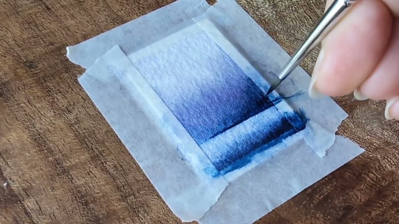 How I Paint Miniature Watercolour Landscapes