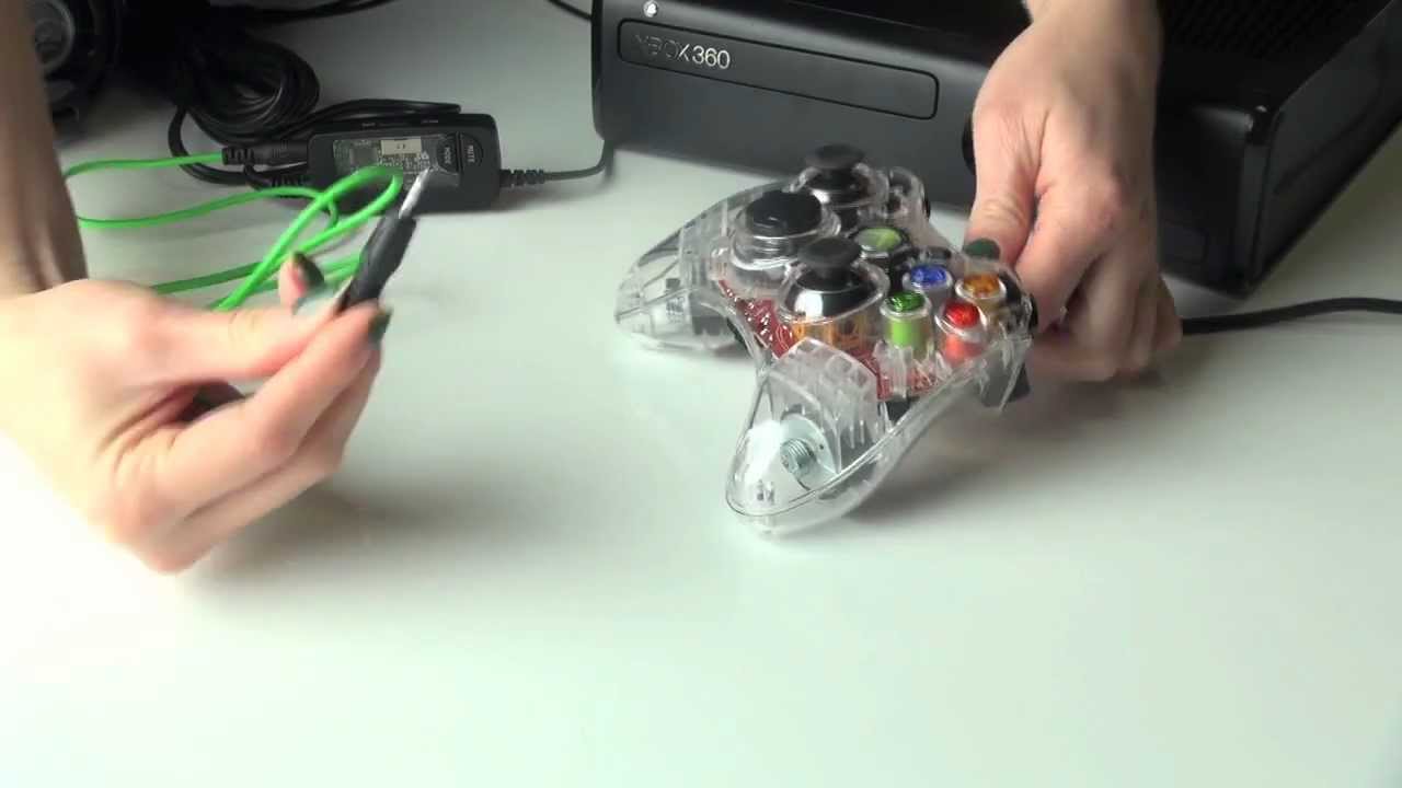Afterglow Wired Headset - Xbox 360 Setup