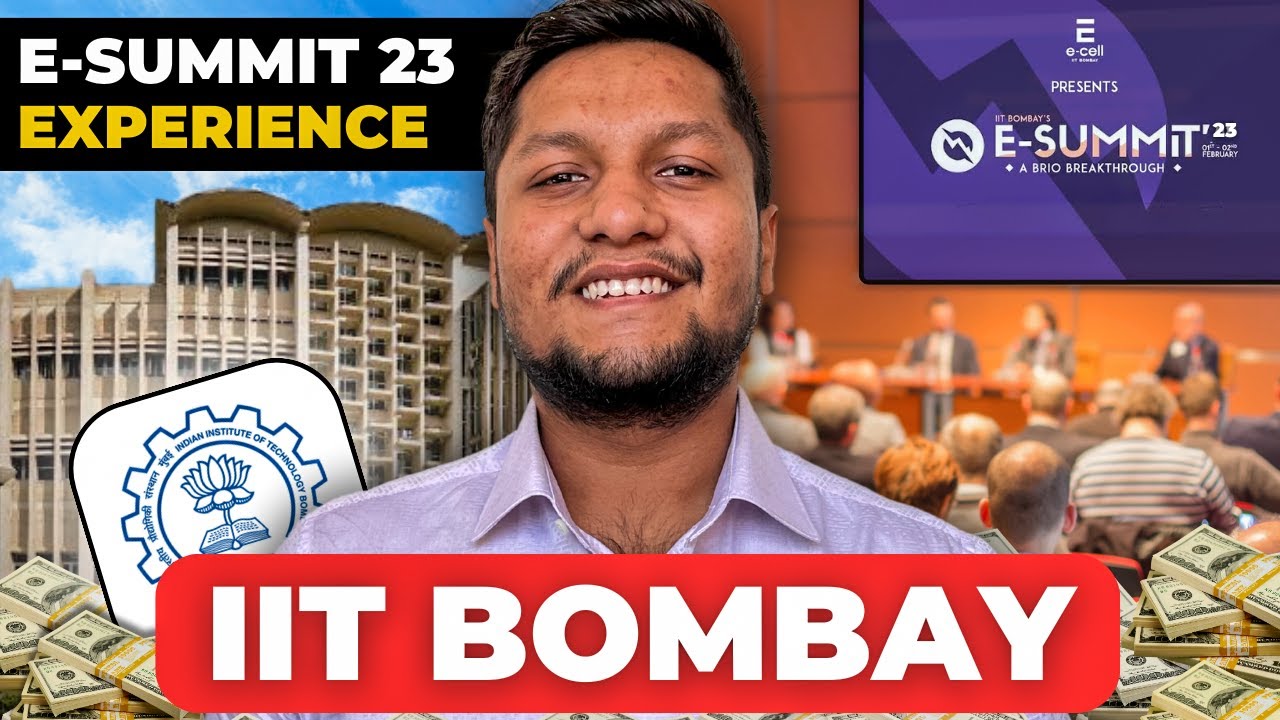 IITB E-summit 23' EXPERIENCE || HOW WE MADE IT TO FINALS @IITBombayOfficialChannel