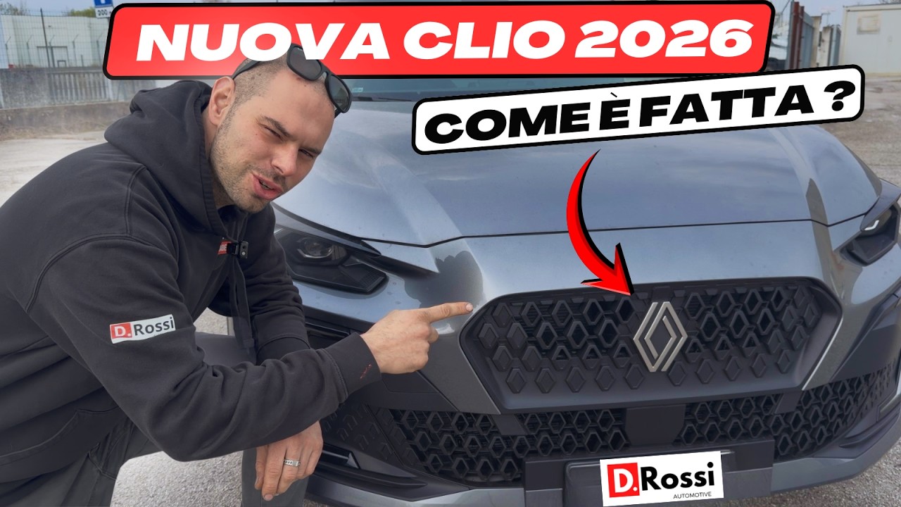 Nuova Renault Clio 2026: cosa NASCONDE davvero? (vista da sotto)