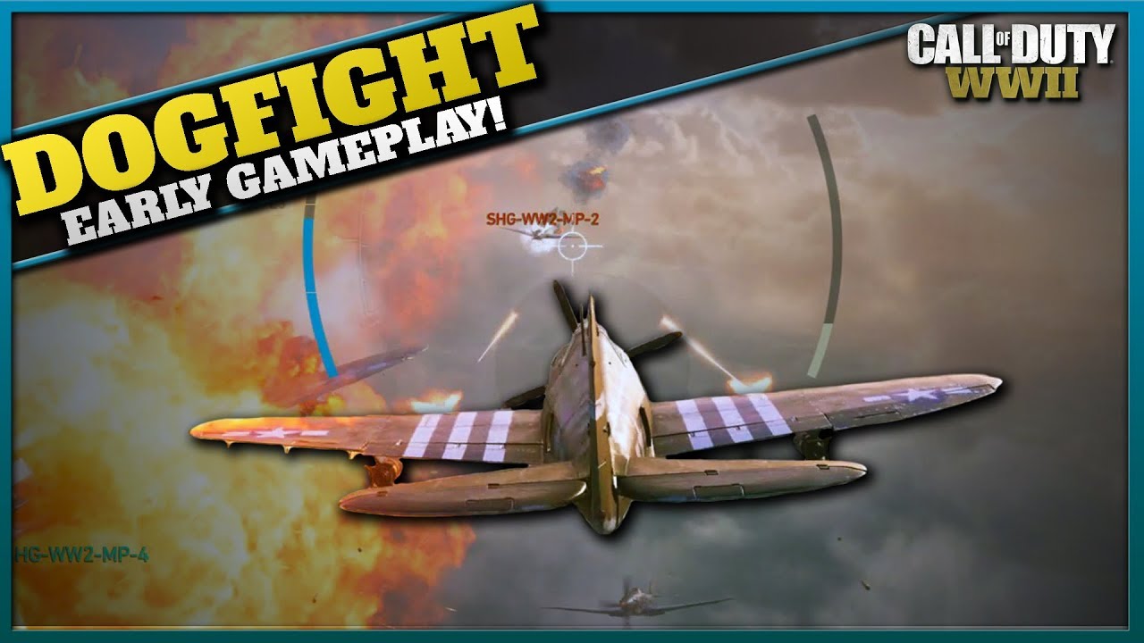 CoD WW2 Dogfight Gameplay! | Operation Husky DLC 2 War Map